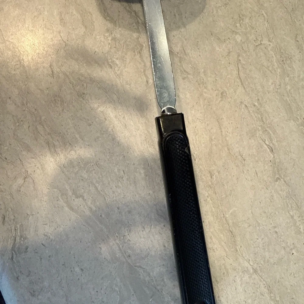Vintage Ekco Slotted Turner Spatula black handle 11”